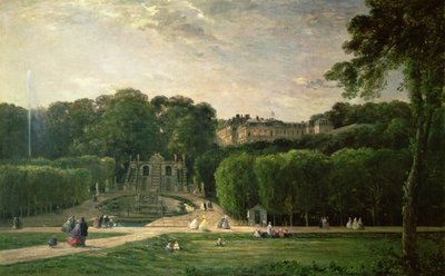 The Park at St. Cloud by Charles Francois Daubigny